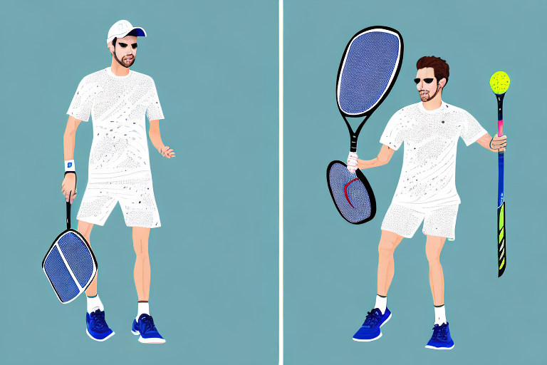 A pickleball outfit with reflective details