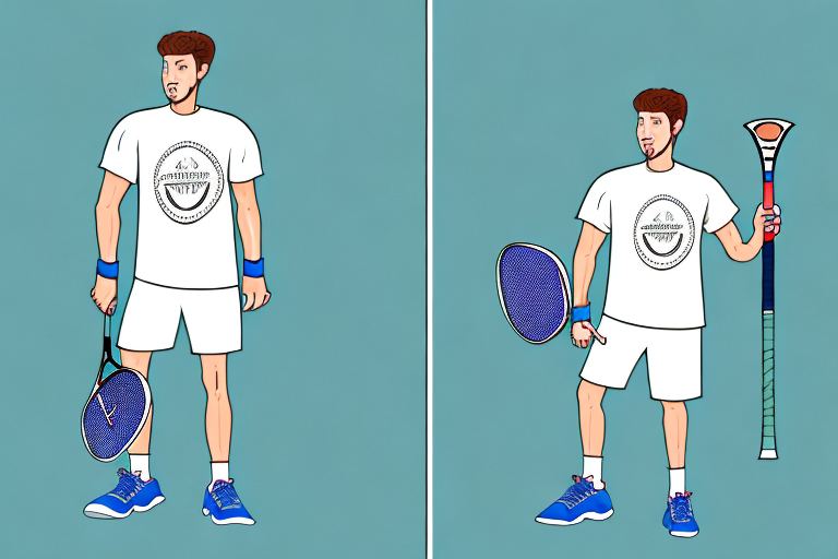 A pickleball outfit with thumb loops in the sleeves