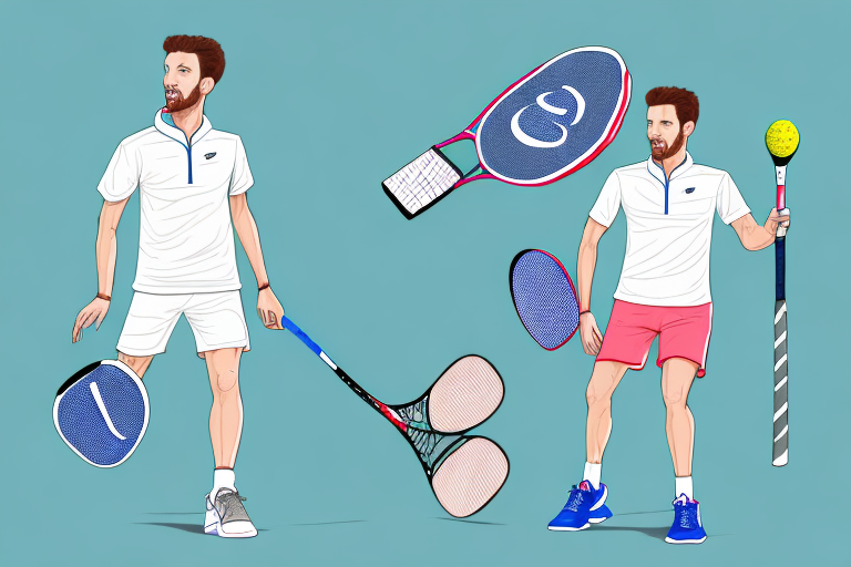 A pickleball outfit with a zippered collar