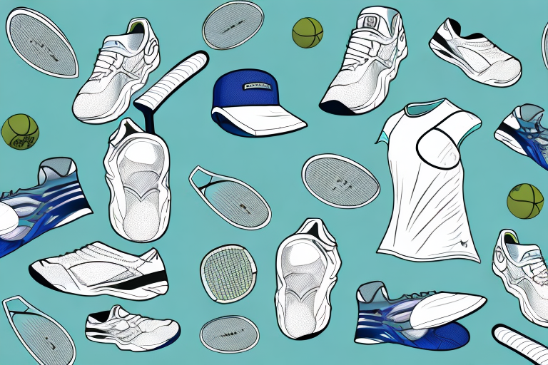 A pickleball outfit with an odor-resistant headband