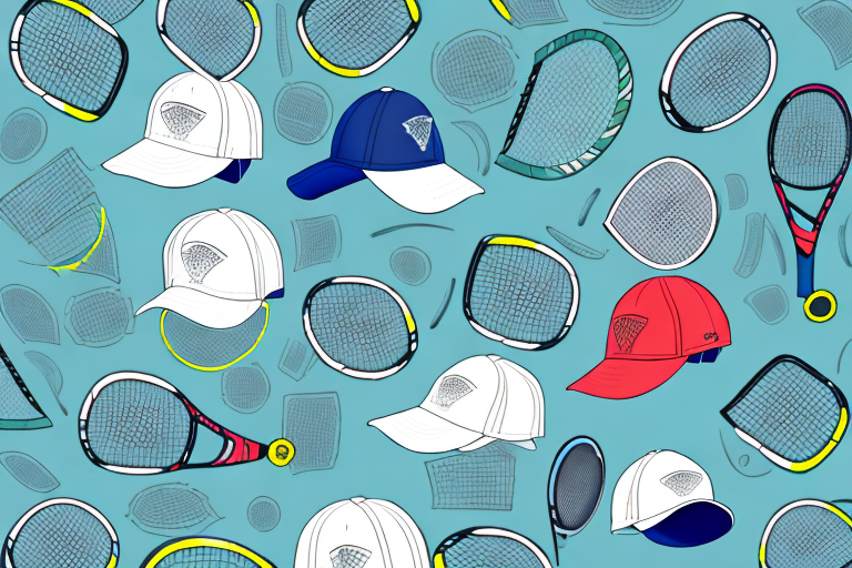A pickleball outfit with an odor-resistant hat