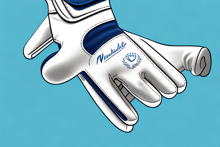 A golf glove with a grip technology and a flexible material side-by-side