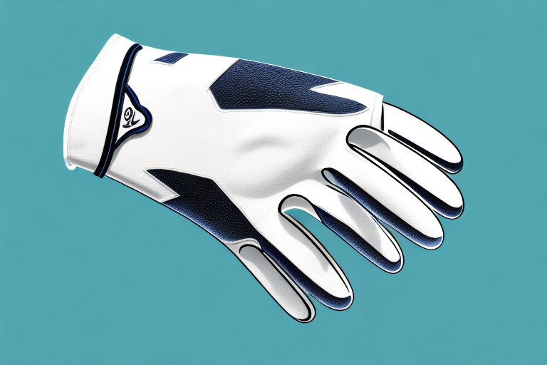 A golf glove with a reinforced palm and enhanced grip