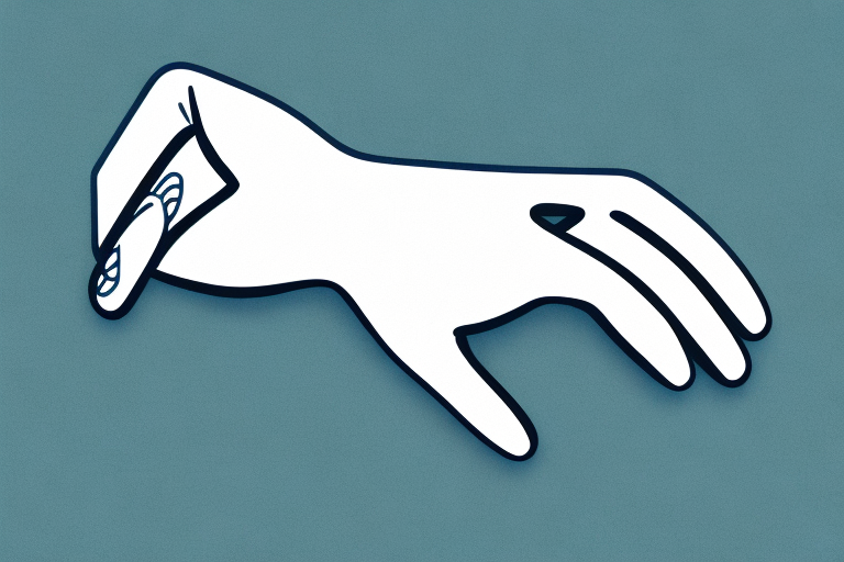 A woman's golf glove with a tapered and pre-curved construction