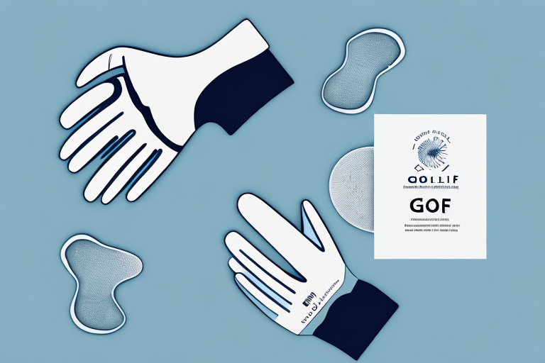 A golf glove with breathable inserts and mesh panels