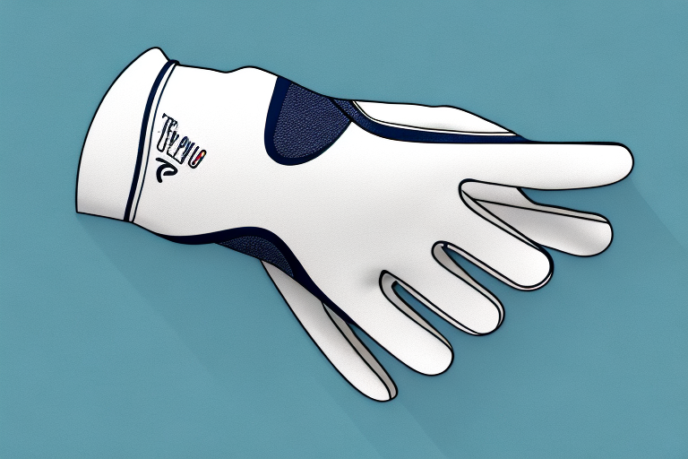 A golf glove with enhanced thumb mobility and precision fit details