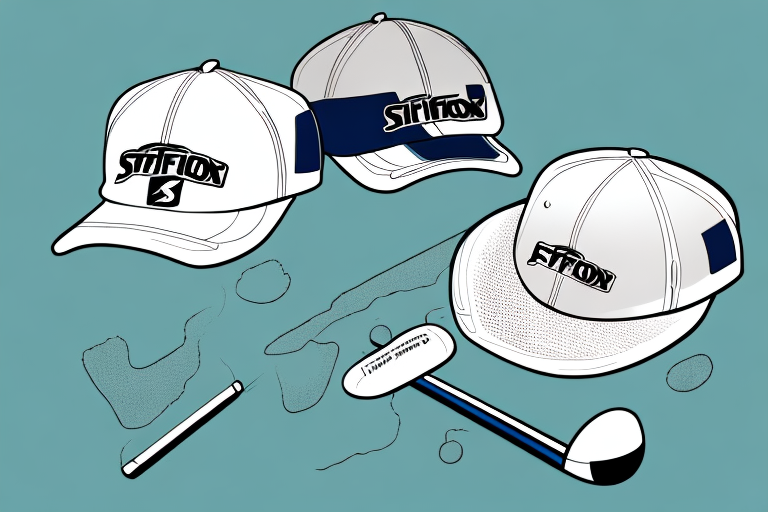 Two golf hats and visors