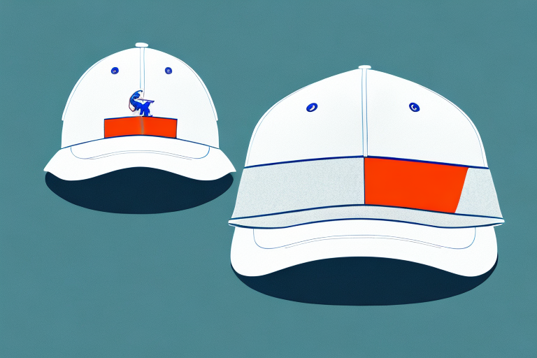 Two golf hats and visors