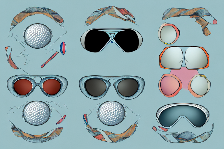 Two pairs of women's golf sunglasses