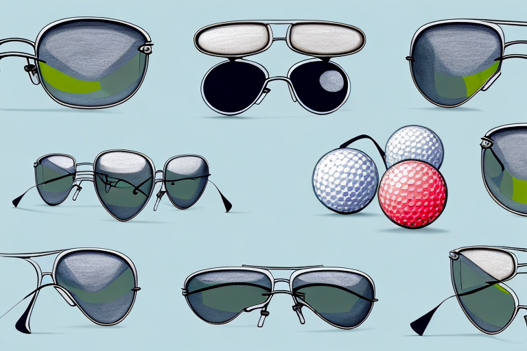 Two pairs of women's golf sunglasses
