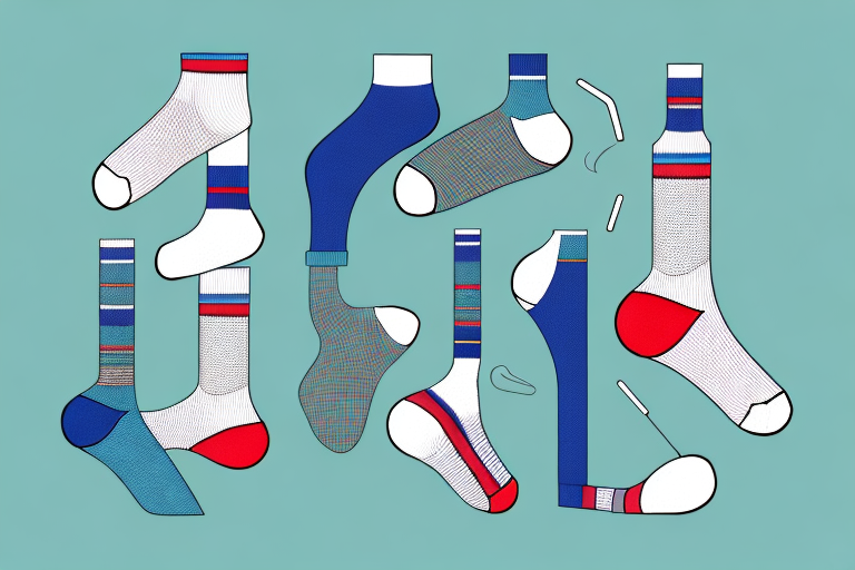 Two pairs of golf socks