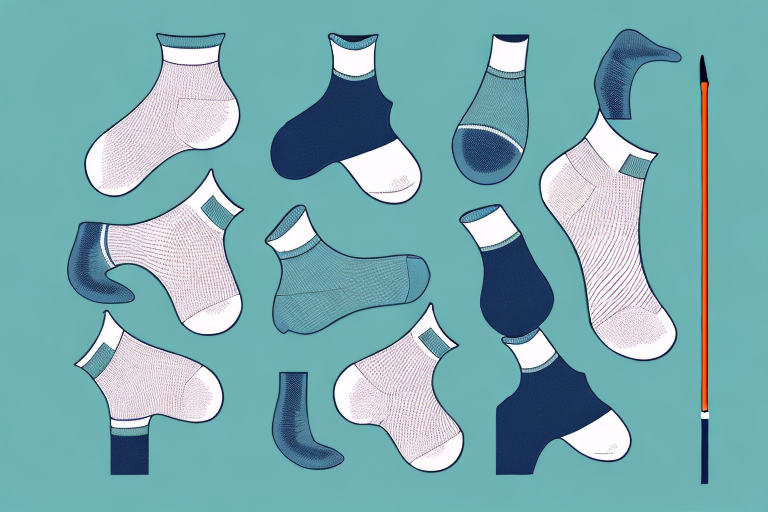 A pair of golf socks
