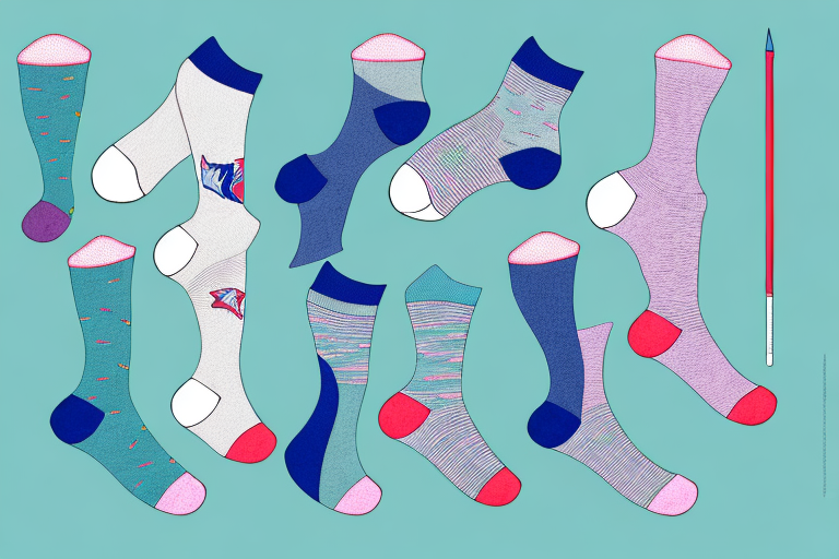 Two pairs of women's golf socks