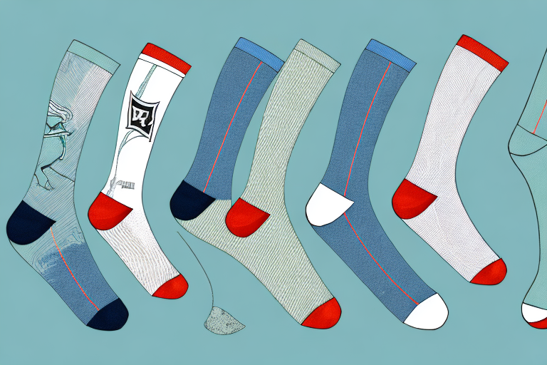 Two pairs of women's golf socks