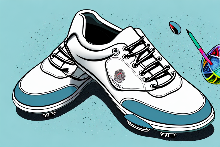 A golf shoe with a focus on the stability features