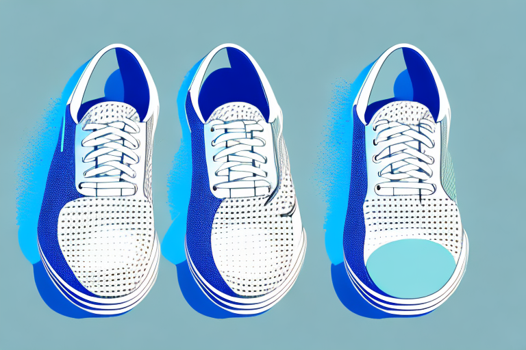 A pair of women's golf shoes with a secure lace-up closure