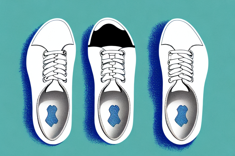 A pair of women's golf shoes with a reinforced sole