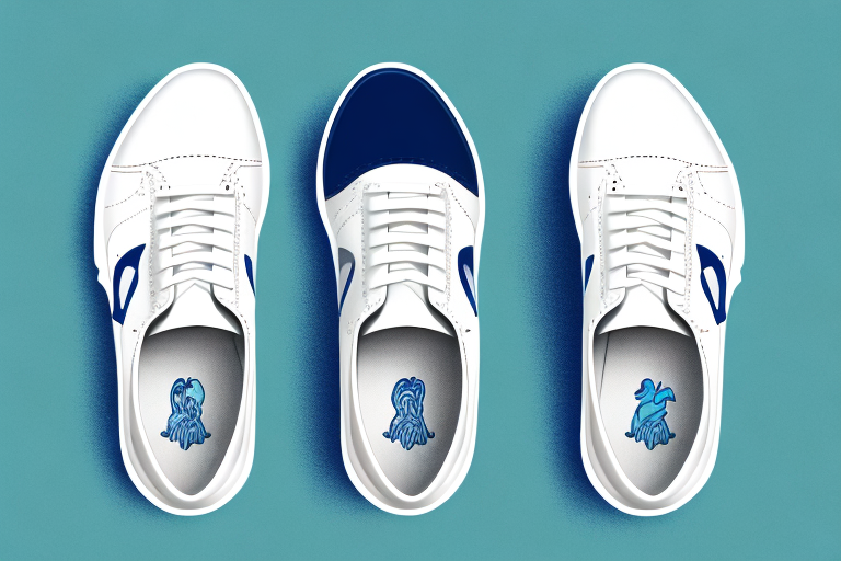 A pair of women's golf shoes