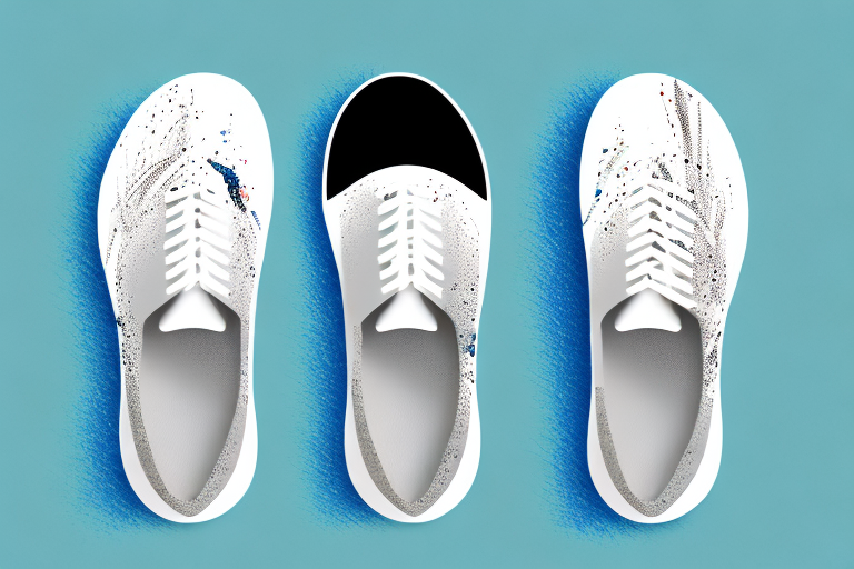 A pair of women's golf shoes with a breathable and moisture-wicking insole
