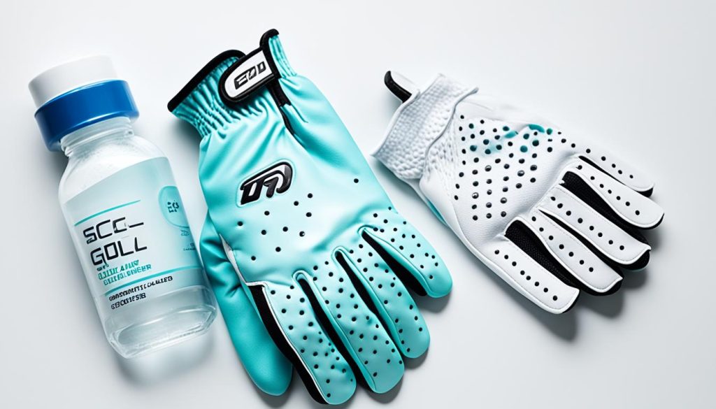Cleaning and maintenance of women's golf gloves