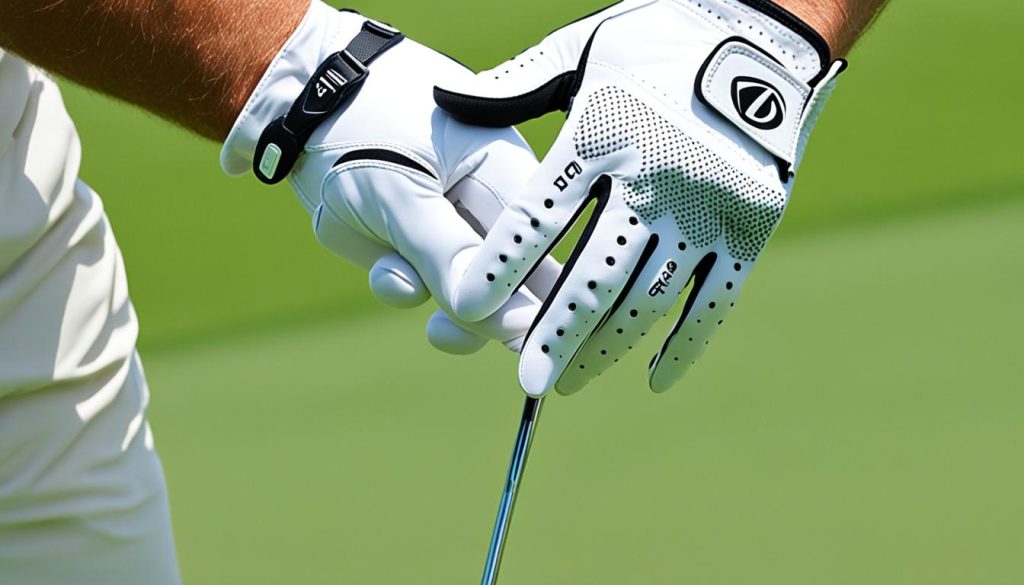 Comfortable fit golf glove