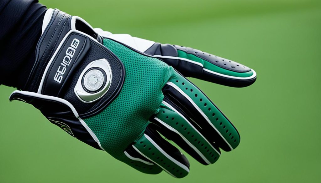 Hybrid golf gloves
