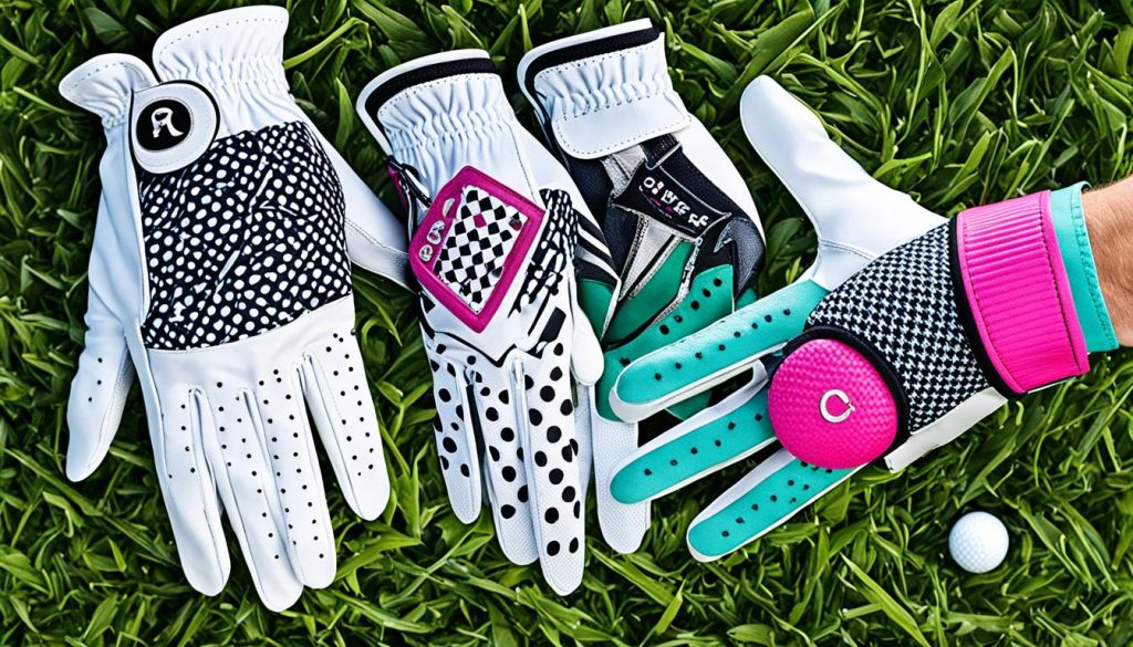 fashionable golf glove accessories