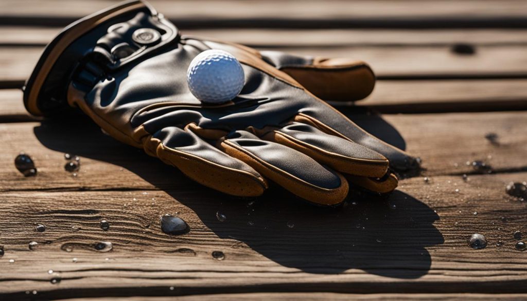 golf glove care