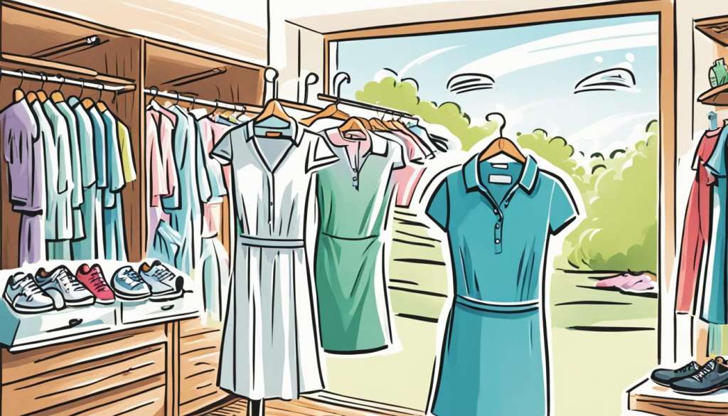 Caring for golf dresses