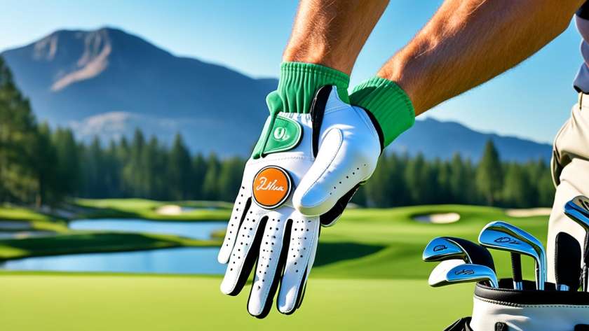 Customized golf gloves