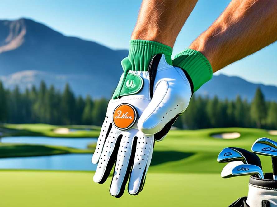 Customized golf gloves