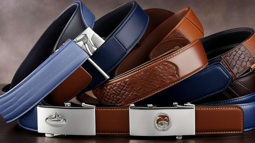 Designer golf belts