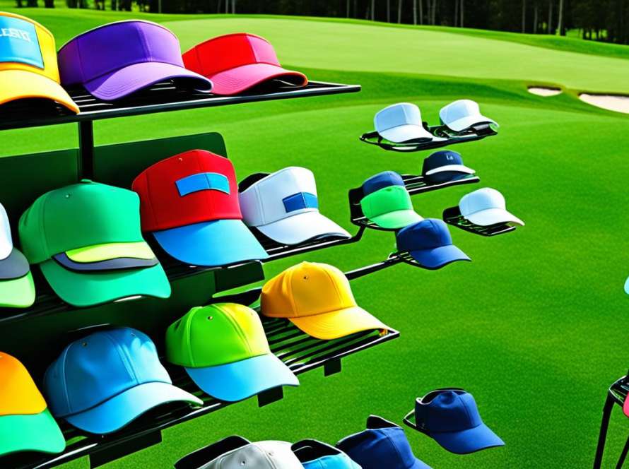 Designer golf visors