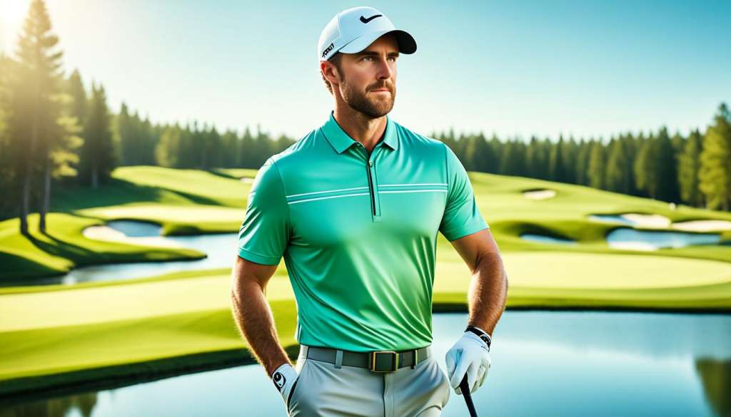 Eco-friendly golf apparel performance features