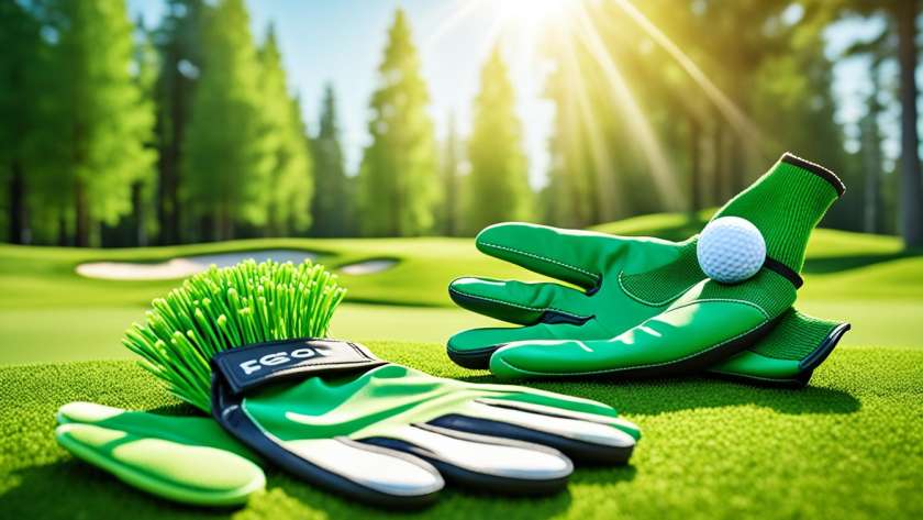 Eco-friendly golf gloves