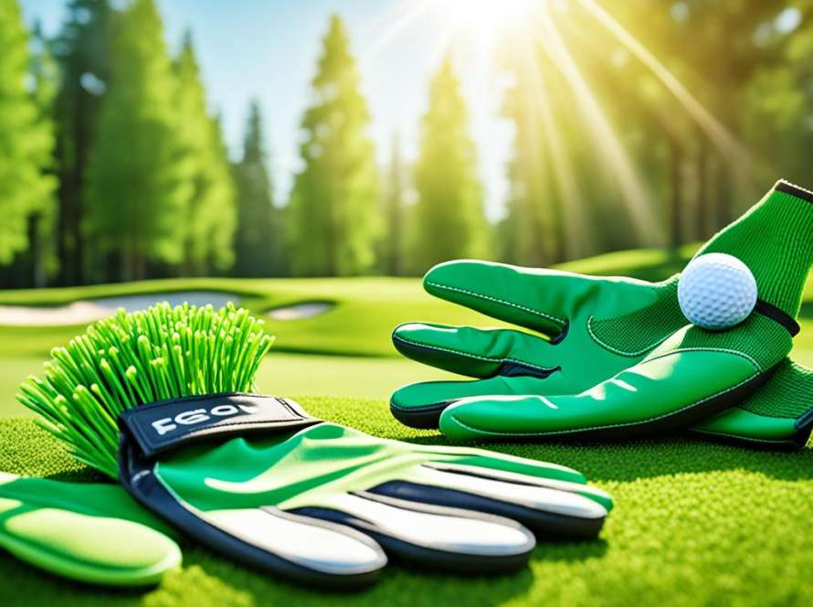 Eco-friendly golf gloves