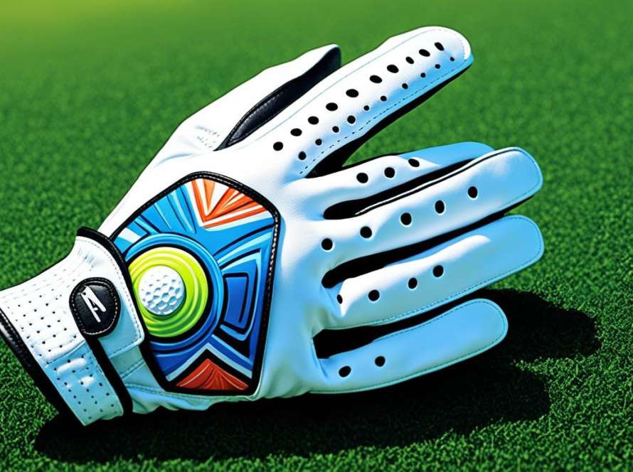 Fashionable golf gloves