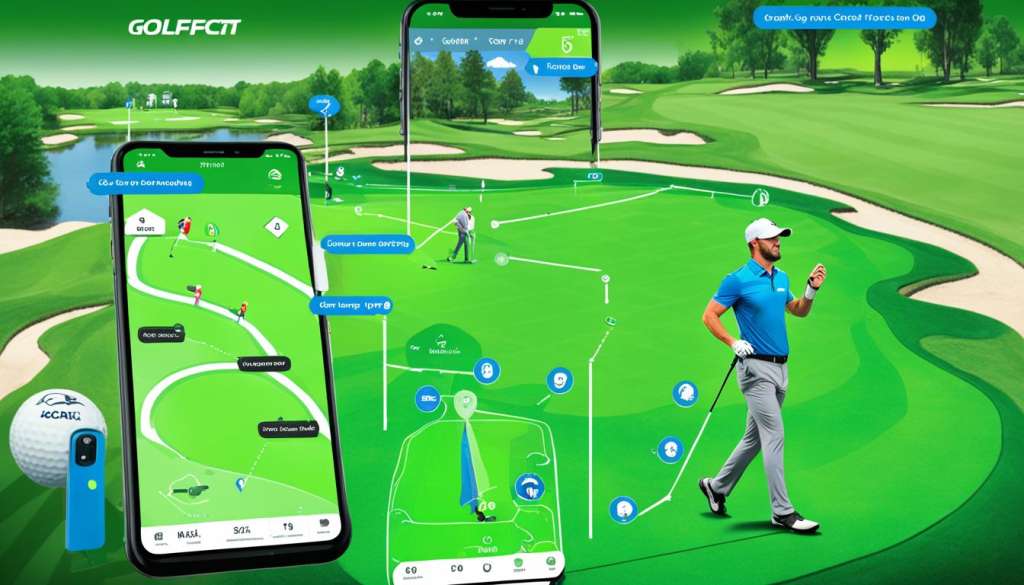 GOLFTEC app GPS tracking