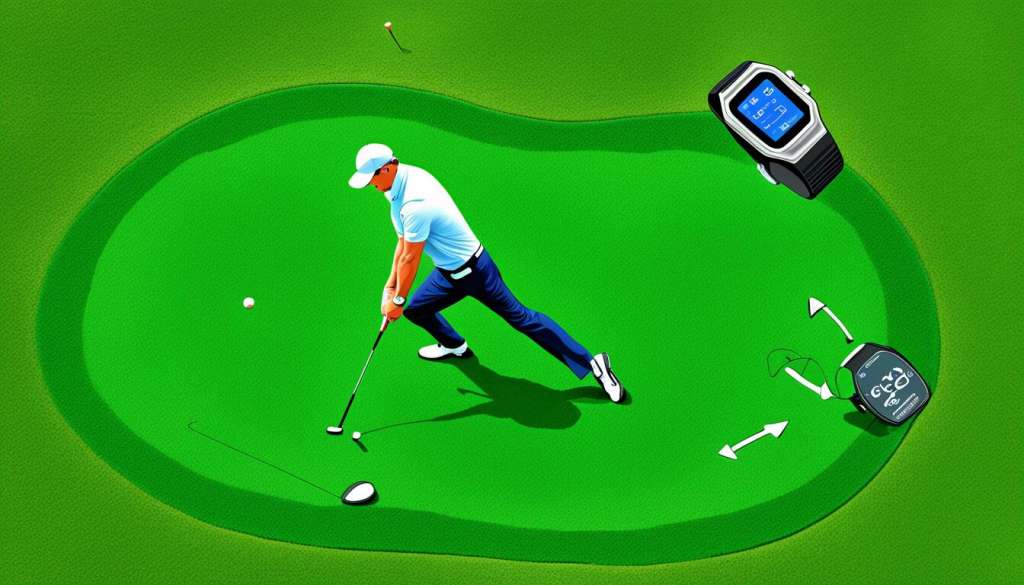 GPS golf watch for golf performance improvement