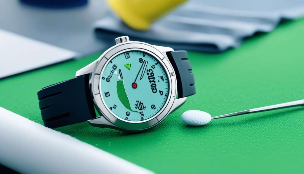 GPS golf watch maintenance