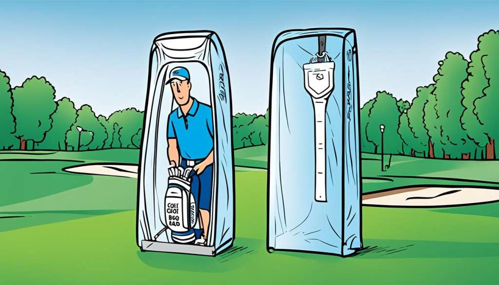 Golf bag security techniques