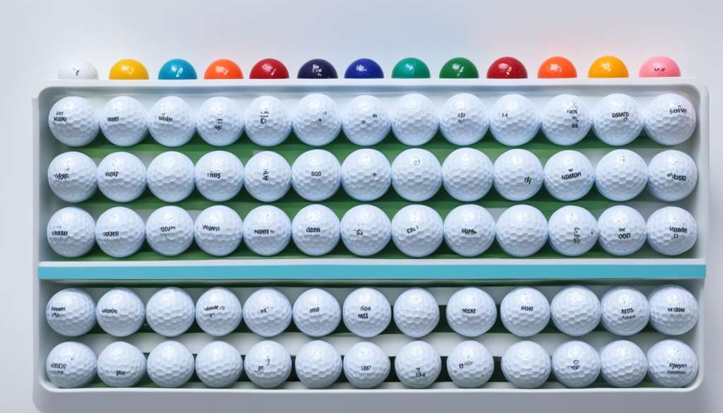 Golf ball storage and tee organization