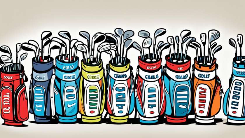 Golf club storage guide