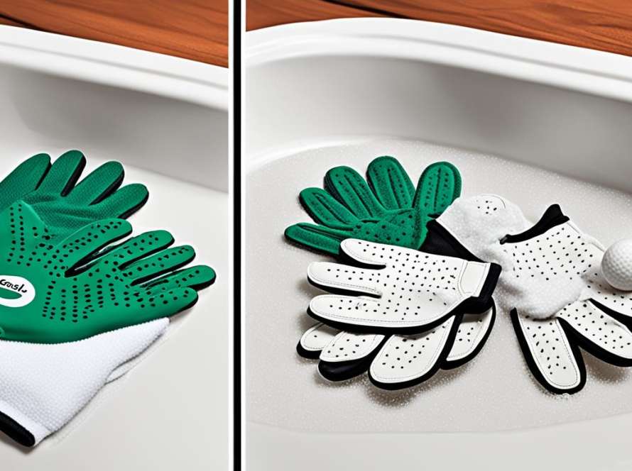 Golf glove care and cleaning