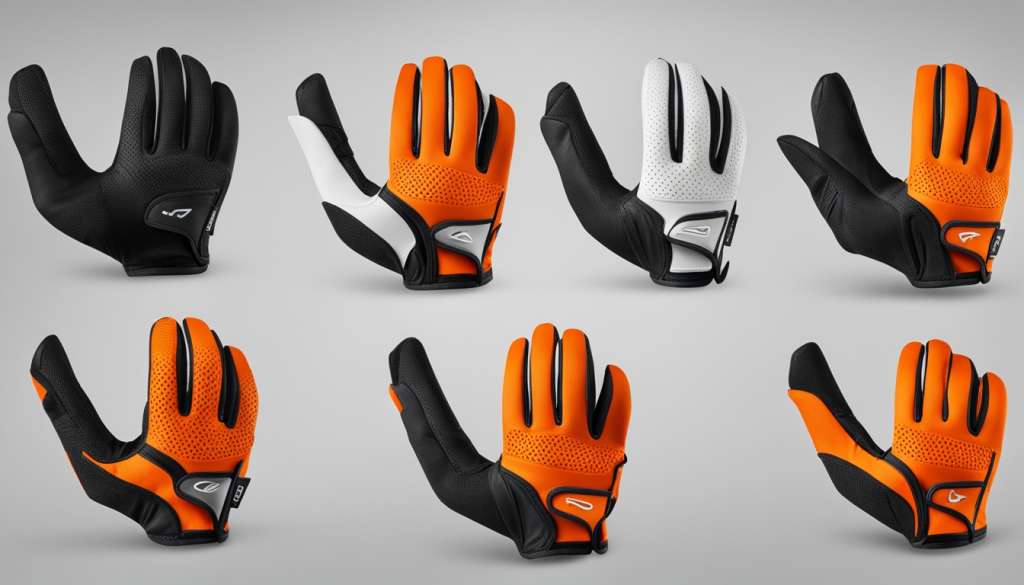 Golf glove materials for hot weather