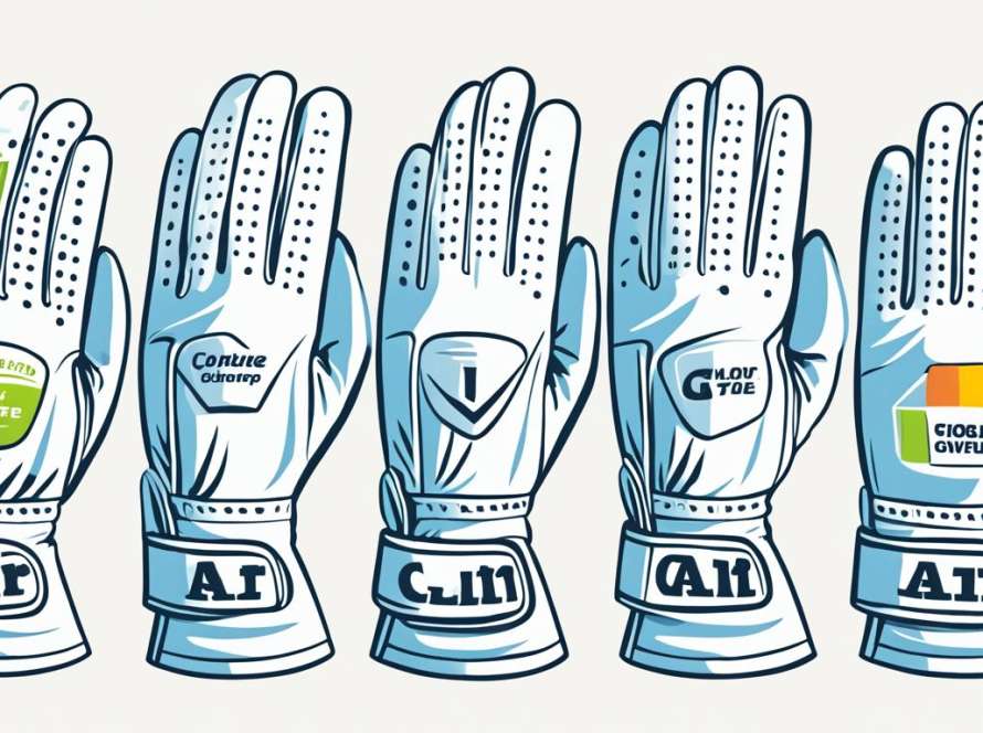 Golf glove sizing guide