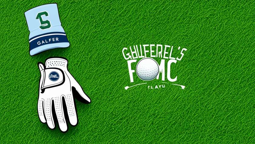 Golf gloves and hats