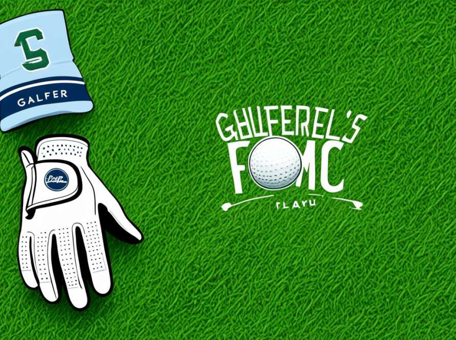 Golf gloves and hats