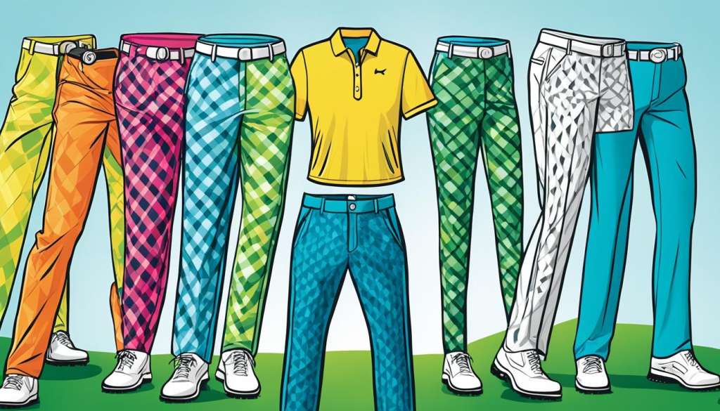 Golf pants fabrics