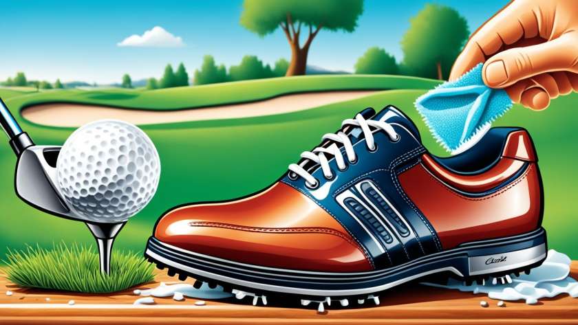 Golf shoe care and maintenance